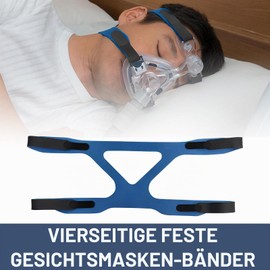 JYXNU 1 x CPAP Masks Headband, Universal Masks Headband, Headwear, CPAP Headband, Compatible with CPAP Mask, CPAP Mask Accessories, Unisex CPAP Replacement Headband, Comfortable CPAP Masks Headband