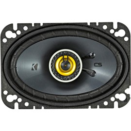 KICKER Speakers 4X6 inch for Jeep Wrangler 1997-2006 Upgrade Kit - Pair of CS Series with Harness, Coaxial Car Audio Front Dash Speaker CSC46, 46CSC464