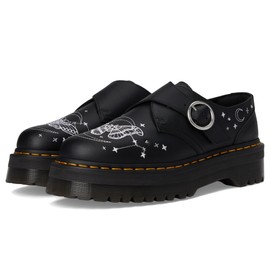 Dr Martens Unisex Celestial Monk-Strap Loafer, Black, 10 US Men
