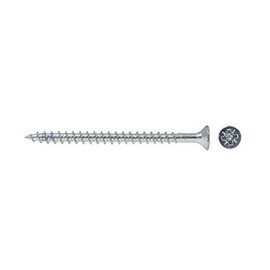 Pack of 100 Screws 4.5 x 70 mm Partial Thread 60 mm IROX Galvanised Steel Pozidriv PZD Flat Screws for Wood and Chipboard 4.5 x 70 Chipboard