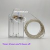 Timer Led String Lights,2 Pack Mini Battery Powered Copper Wire