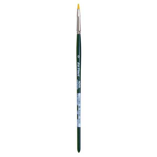 da Vinci Nova Series 122 Hobby Paint Brush, Hobby Flat Synthetic, Size 0 (122-0)
