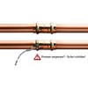 VIEGA Crimp Sleeve Copper Female Diameter 15mm Connector and Pipe