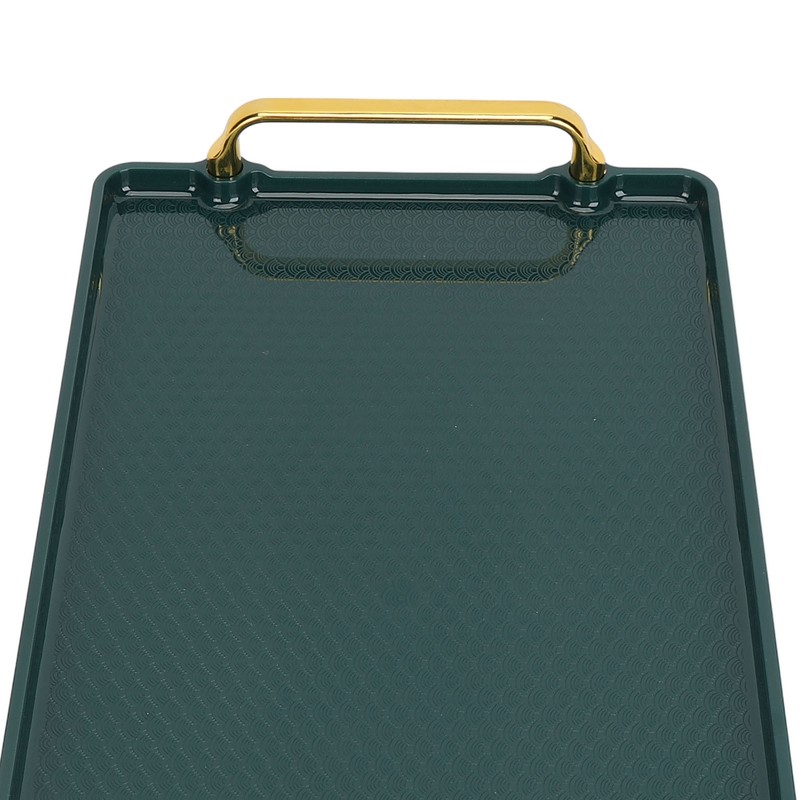 Large Handle Tray Double Ear Plastic Tray Rectangular Stable Multifunctional