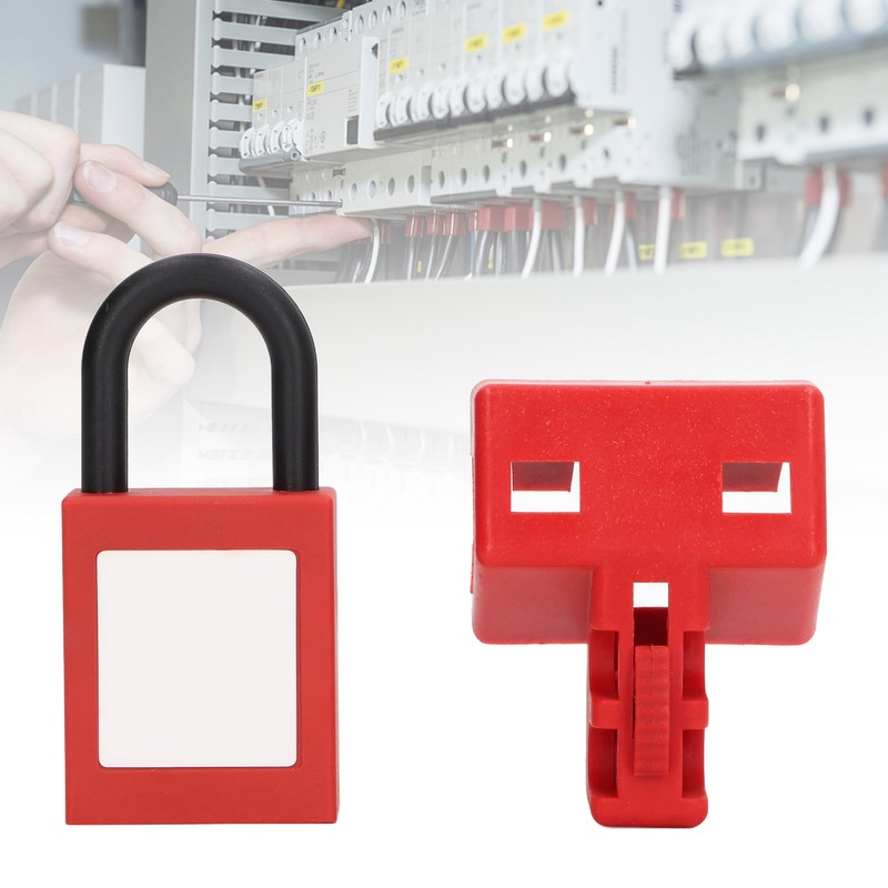 Circuit Breaker Lockout Double Pole Tagout Breaker Lock Device with