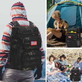 Tactical Backpack Cooler,Soft Lightweight Leakproof Cooler Backpack,Insulated Cooler Bag,Portable Soft Cooler Bag Waterproof for Beach, Travel, Camping, Picnic, Hiking