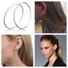 Hoop Earrings Silver 925 Large and Small Ladies – Real
