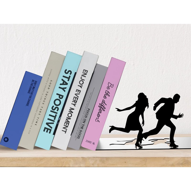 I-TOTAL® - Cute Metal Book Stand Bookends Bookends for Shelf/Table