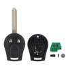 433MHz 2 Button Car Key Remote Control for Nissan Qashqai