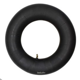 QsEzDo 4.00-8 Inner Tube, with Bent Valve Tyre (1 pack), work for Wheelbarrow Barrow Sack Truck Trolley Spare Wheel,and more