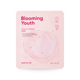 Banila Co. [Vanillaco] Blooming Youth Peach Collagen Mask Sheet 20ml 10 sheets - Slightly acidic moisture ampoule for wrinkle improvement / [바닐라코] 블루밍 유스 피치콜라겐 마스크 시트 20ml 10매 - 미산성 수분 앰플 주름개선