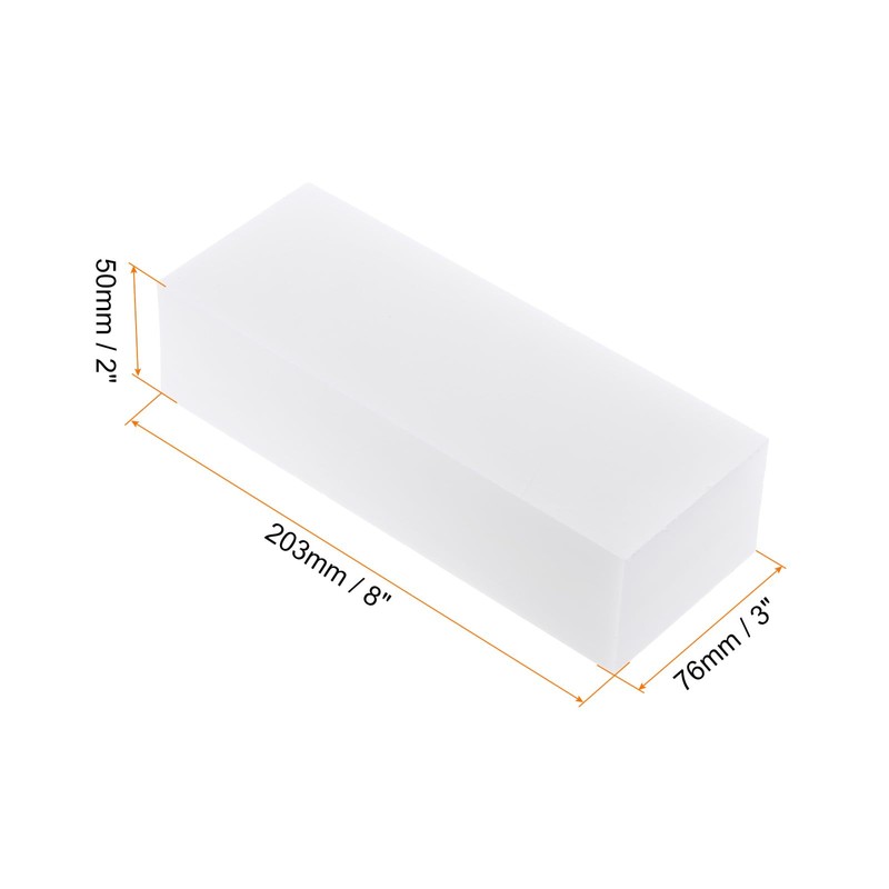 Rebower 203 x 76 x 50mm HDPE Plastic Sheet, High