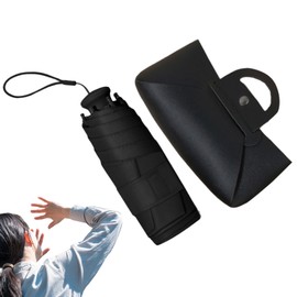 Travel Umbrellas for Rain | Compact Folding Umbrella | Weatherproof UV Block Hot Weather Supplies for Mountain Climbing Camping Concerts Sports Competitions