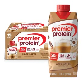 Malteadas Cafe Latte Pack 15 Unidades Premier Protein                                                                                                 