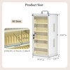 lesolar Upgraded 60 Slots Cell Phone Locker, Wall Mounted Phone