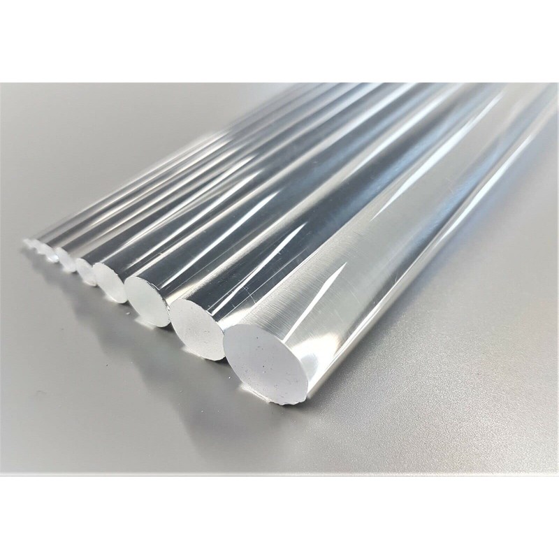 Plastics Rods Round Clear Acrylic - 2, 3, 4, 5,