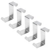 Kyuionty 5 Pcs Over The Door Hooks Z-Shaped Hanging Hooks