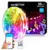 DAYBETTER RGB Led Light Strips Kit Work with Alexa and