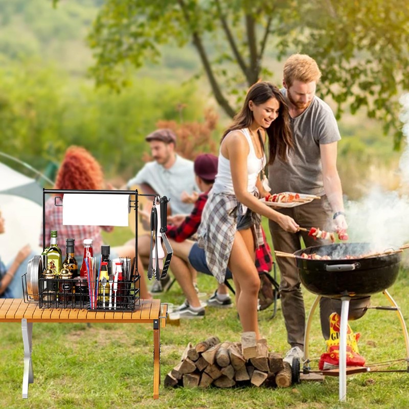 BBQ Caddy, Grill Caddy for Outdoor Grilling with Paper Towel