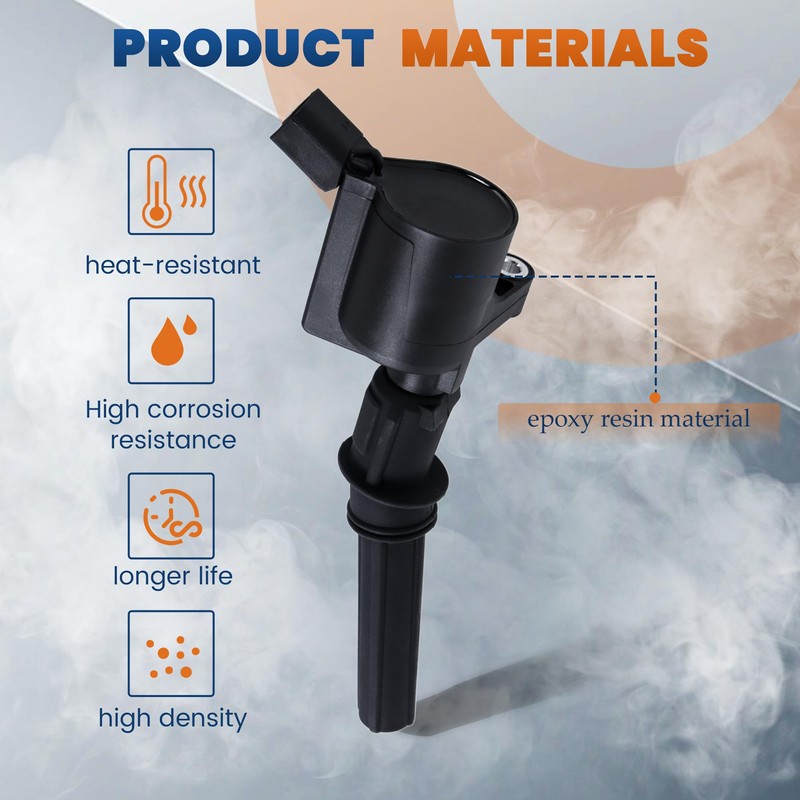KUIPERAUTO Set of 8 Ignition Coil Pack and Spark Plugs