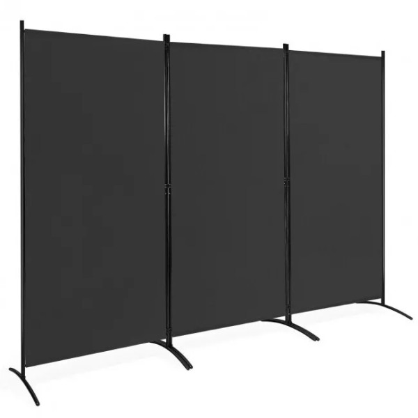 Costway 3-Panel Room Divider Folding Privacy Partition Screen Office Room