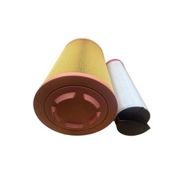 Veyronix Engine Air Filter 49783 49782 Compatible With Caterpillar CP56B CP68B BG500E BG555E PAVING COMPACTOR, AP-500E AP-600D BG500E ASPHALT PAVER Replaces Wix 49783 49782