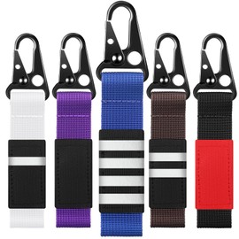 KAKABUBBLE Jiu Jitsu Keychain BJJ Belt Gift for Men & Women, Brazilian Jiu Jitsu Keyring for Martial Artists, Blue, Medium