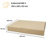 Maxi Letter Box MB3 Brown 240 x 160 x 50