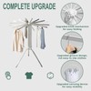 MCCKLE Tripod Clothes Drying Rack,Effortless Foldable, Space-Saving,Stylish Laundry Solution