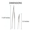 Cutlery-Pro Saute and Plating Tong Set, Stainless Steel, 2-Piece Set