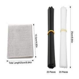 CJBIN Kunststoff Schweißen, Kunststoff Schweißgerät mit Stäben, Verstärkungsgewebe, Heißeisenständer und Drahtbürste, Kunststoffreparatur Set für Autos DIY Kunsthandwerk Oberflächenreparatur, 100W