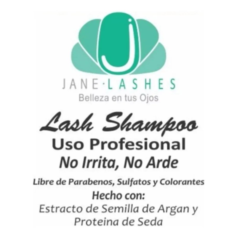 Lash Shampoo Lashes 50ml Pestaña Mink Espuma Limpiadora 10pz Transparente