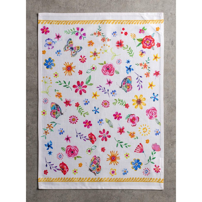 Maison d'Hermine Happy Florals- 2 Sweety 100% Cotton Set of