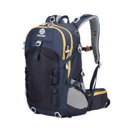 NEHOR Hiking Backpack, 40L Lightweight Camping Backpack with Rain Cover, Water Resistant Large Hiking Bag Outdoor Travel Daypack for Men Women, Blue