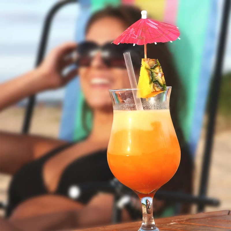 Jands Distribution Palillo De Sombrilla Coctel Hawai Tropical Bebidas 500