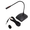 Wired Desktop Microphone,Omnidirectional Condenser Microphone,360 Adjustable Gooseneck,with XLR to 6.35mm