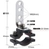 NINGDAKEAI Pack of 2 Motorcycle Light Brackets, Fork Clamp Brackets