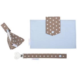 Filia & Filius Baby Changing Bag Set of 3 - Nappy Bag, Dummy Bag, Dummy Strap