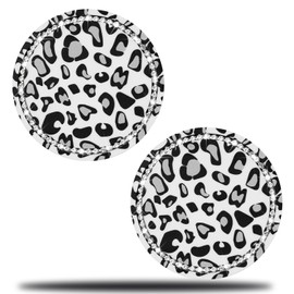 2 PCS Car Cup Holder Coasters, White Color Universal Vehicle Bling Cup Holder Insert Coaster, 2.75 inch Anti Slip Silicone Car Accessories for Women Men