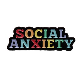 Social Anxiety Ansteck-Pin