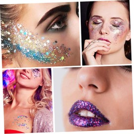 Purpurina Cosmética para Maquillaje Gel de Brillo Corporal 12 Colores Kit Compacto Multifuncional Mujeres y Adolescentes Fiesta Carnaval Halloween