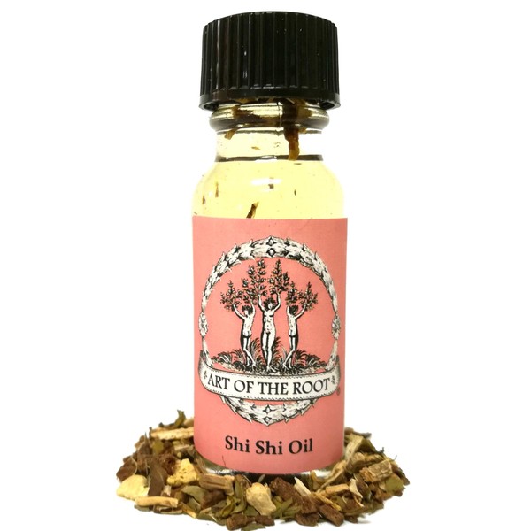 Shi Shi Oil 1/2 oz for Luck, Blessings & Good Fortune Hoodoo Voodoo Wicca Pagan Conjure Santeria