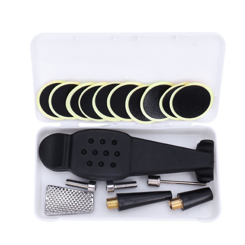 OBEST Puncture Repair Kit, 16-in-1 Multitool Bicycle Tool Set, Cross