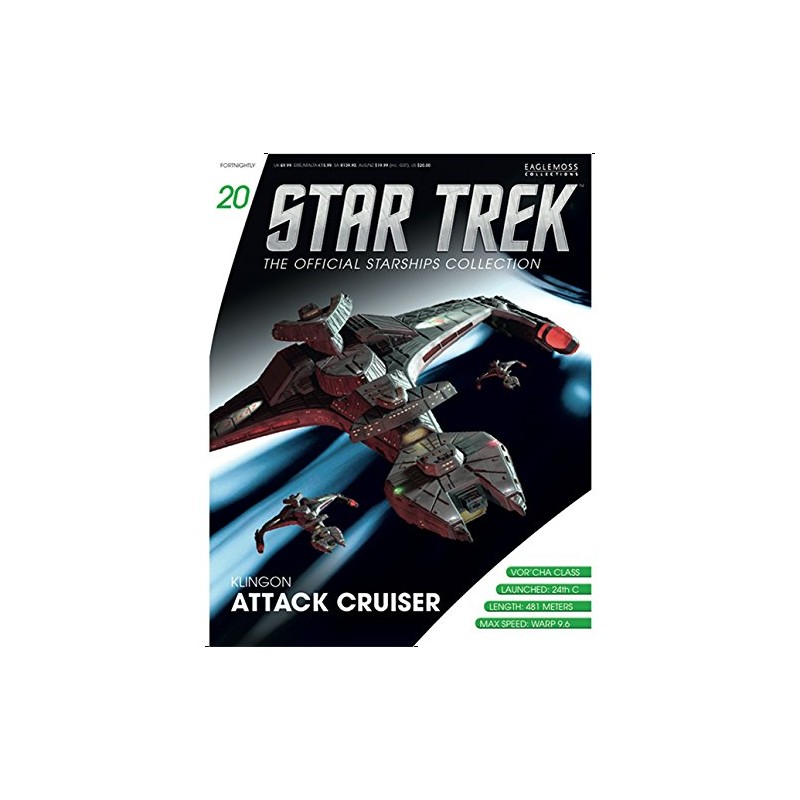 Sammlung von Raumschiffen Star Trek Starships Collection Nº 20 Klingon