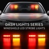 XRIDONSEN 2 in 1 Dash Emergency Strobe Lights Interior Windshield