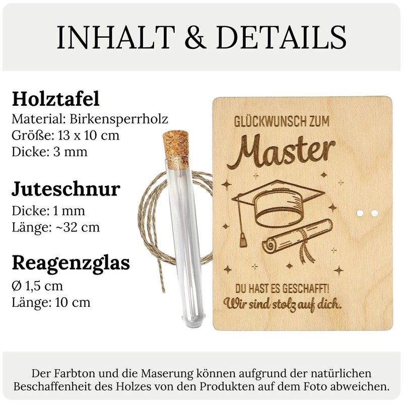 ZUKLA Packaging for Money Gifts Master Graduation Gift 2026-13 x