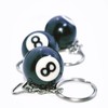 MGBISYI Ball Key Chains Eight Ball Billiards Fashion Keychain (1