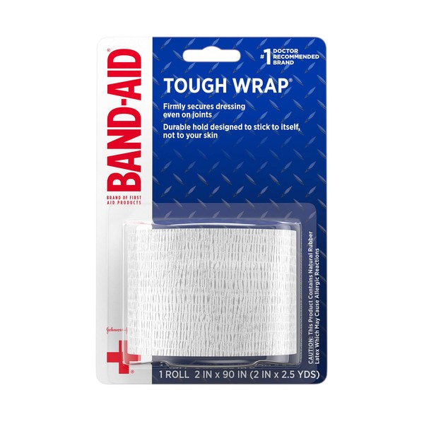 Band-Aid Brand of First Aid Products Tough Wrap Self-Adhesive Bandage