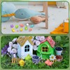 Liliful Mini Resin Dinosaur Figures Small Dinosaur Tiny Dinosaur for