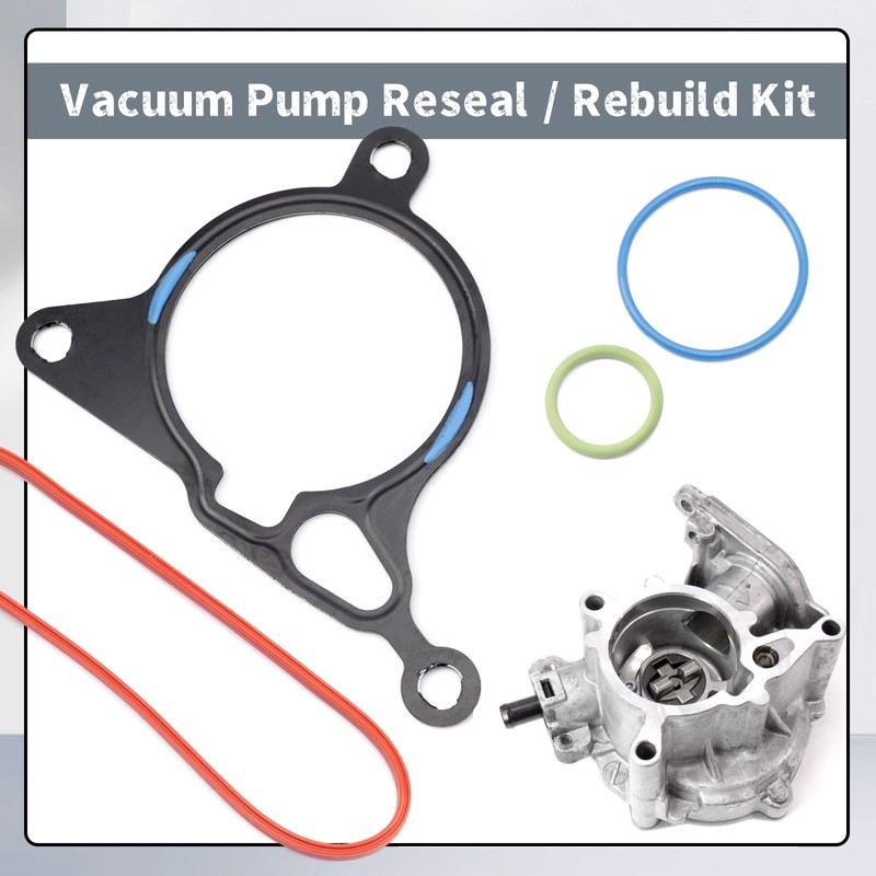 Vacuum Pump Reseal Rebuild Kit Compatible with VW & Aud